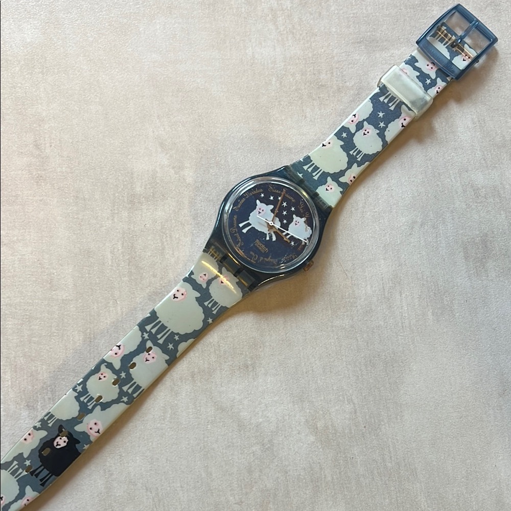 Swatch “black sheep” watch